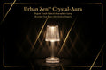 6605 Crystal Table Lamp  Touch Control Atmosphere Nightstand Lamp With Usb Charging Line