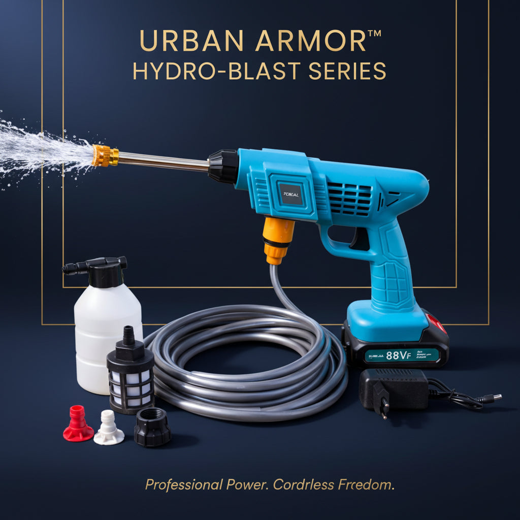 88vf Car Washer Gun Wireless High Pressure Washer Water Spray Gun (1 Set)