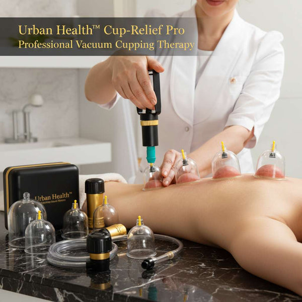 Urban Health™ Cup-Relief Pro – 6 Pcs Professional Vacuum Cupping Therapy Kit - Mr. Urban Choices