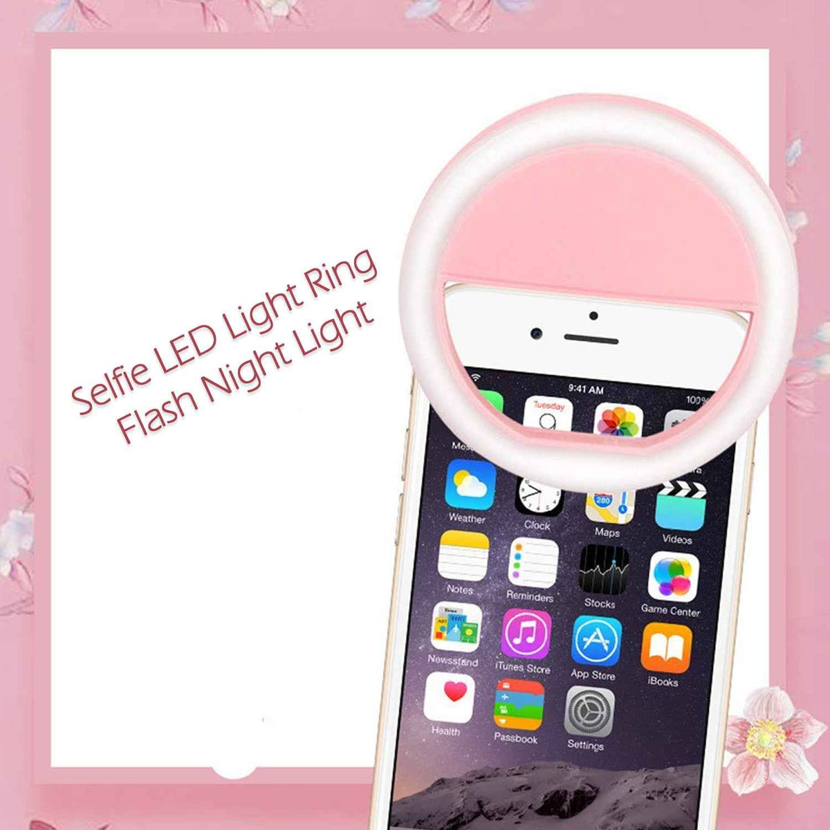 Phone Selfie Light Selfie Ring Light Selfie Light For Smartphone Selfie Light For Phone Battery Operated Selfie Ring Light (Battery Not Included) - Mr Urban Choices
