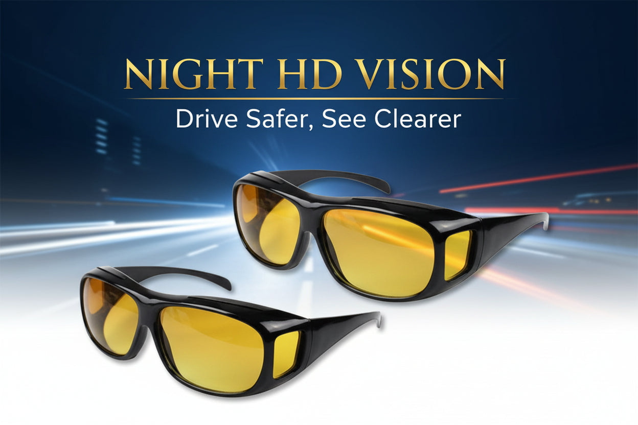  Night Hd Vision Driving Anti Glare Eyeglasses