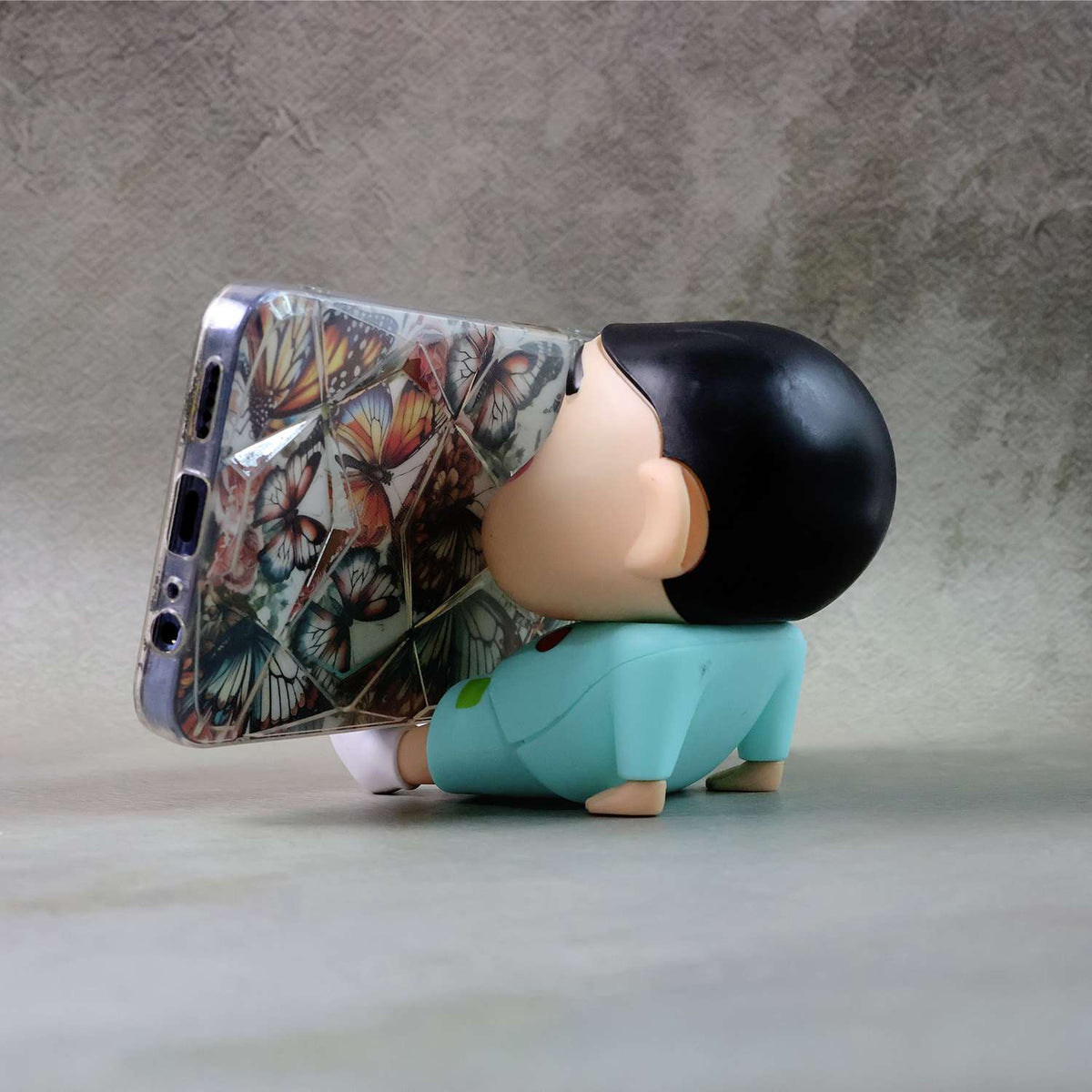 Cute Cartoon Figurine Mobile Phone Stand - (1 Pc)