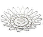 3040 Multipurpose Fruit Basket Stainless Steel Wire Bowl Foldable Basket For Vegetable  Fruits  Dining