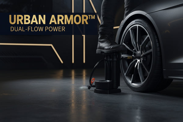 Double Cylinder Foot Air Pump (1 Set)