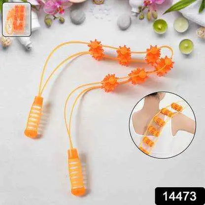 Handheld Back Massage Roller Rope (1 Pc)