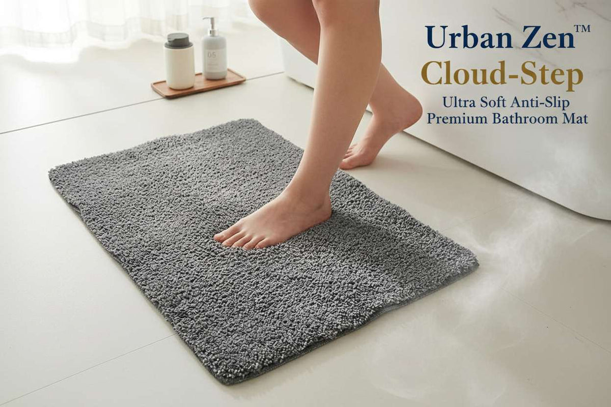 Urban Zen™ Cloud-Step – Ultra Soft Anti-Slip Premium Bathroom Mat - Mr Urban Choices
