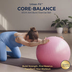 9091 Anti Burst 65 Cm Exercise Ball With Inflation Pump Non-slip Gym Ball For Yoga Pilates Core Training Exercises At Home And Gym- Suitable For Men And Women