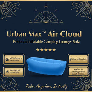 Urban Max™ Air Cloud – Premium Inflatable Camping Lounger Sofa - Mr Urban Choices