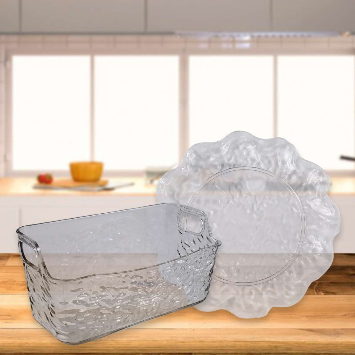 9 In 1 Plastic Bowl With Serving Tray Plates Set - Mr Urban Choices