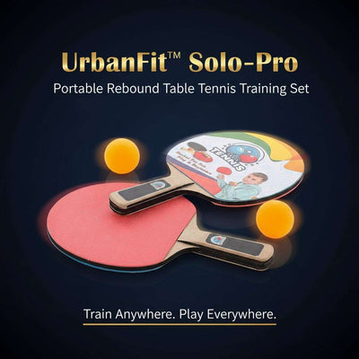 Urban Fit™ Solo-Pro – Portable Rebound Table Tennis Training Set