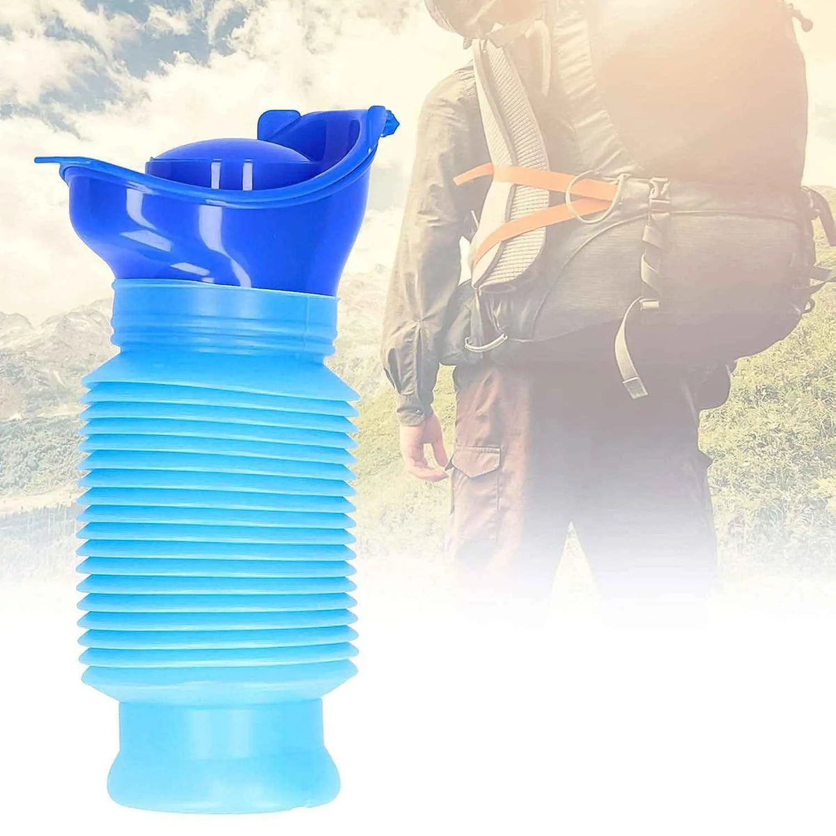 Urinal Foldable Portable Wee Bottle (750 Ml  1 Pc)