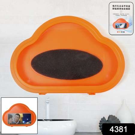 Smartphone  Mobile Stand Waterproof Case Smartphone Stand Case (1 Pc Orange)