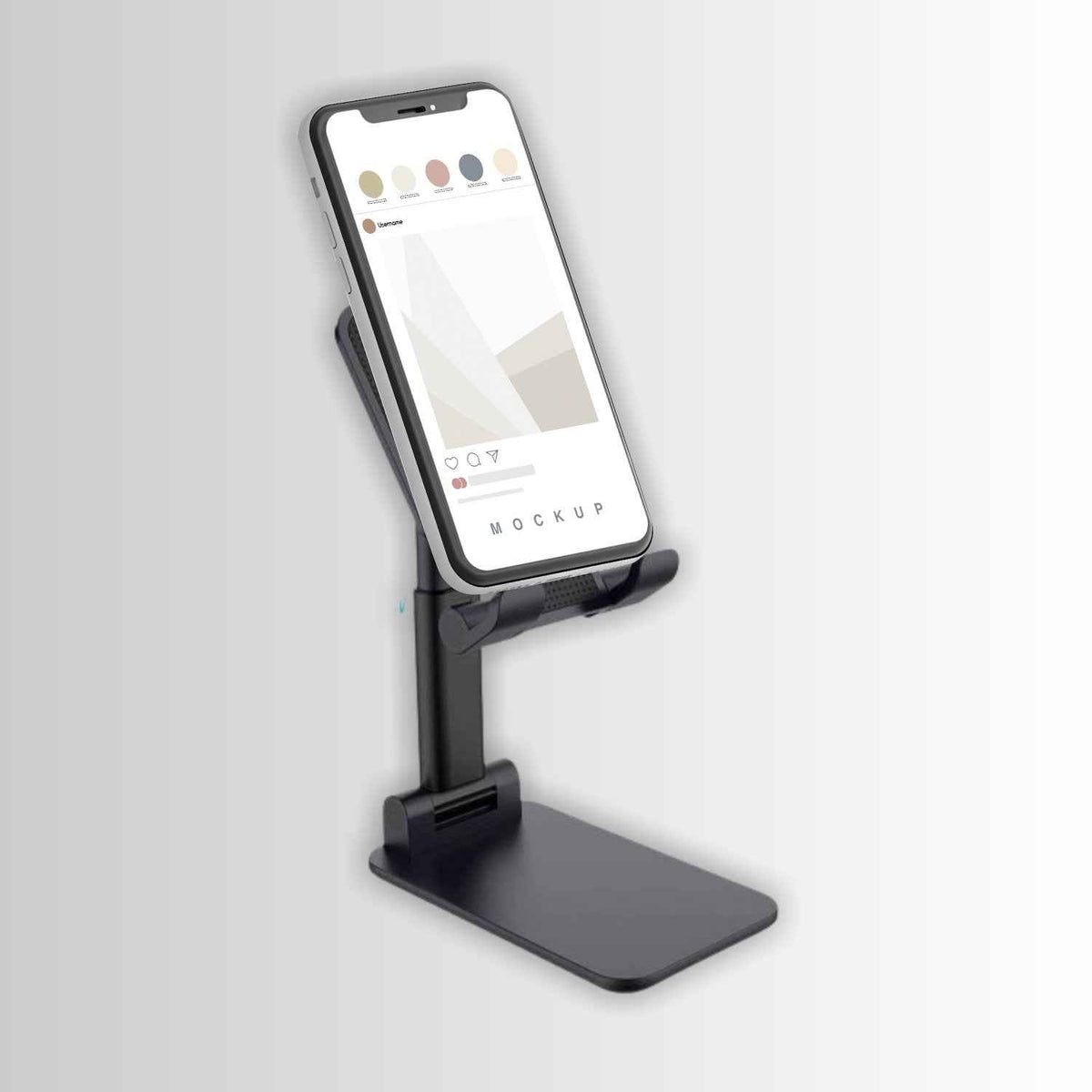 6032 Foldable Mobile Stand With Angle Adjustable Desktop Table Mobile Holder - Mr Urban Choices