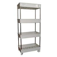 Urban Grid™ 4-Tier Kitchen Tower – Premium Multi-Layer Storage Rack for Modern Homes - Mr Urban Choices