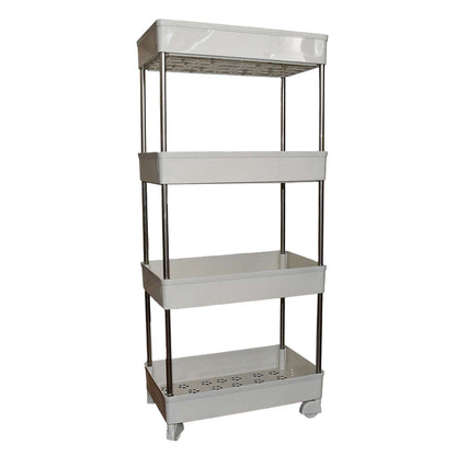 Urban Grid™ 4-Tier Kitchen Tower – Premium Multi-Layer Storage Rack for Modern Homes - Mr Urban Choices