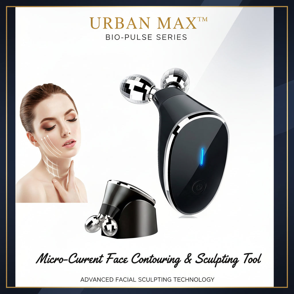 Microcurrent- Facial- Device Micro Current Face Massager Roller (1 Pc)