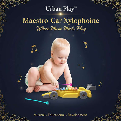 Urban Play™ Maestro-Car Xylophone – Musical Piano & Percussion Educational Toy