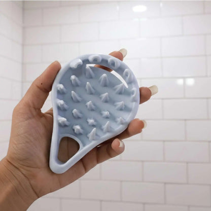 Premium Silicone Scalp Massager Shampoo Brush (1 Pc)