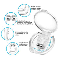 Urban Rest™ Magnetic Snore Stopper – Ultra-Soft Silicone Anti-Snoring Nose Clip - Mr Urban Choices