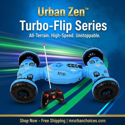 Urban Zen™ Turbo-Flip Series – All-Terrain High-Speed RC Toy Car