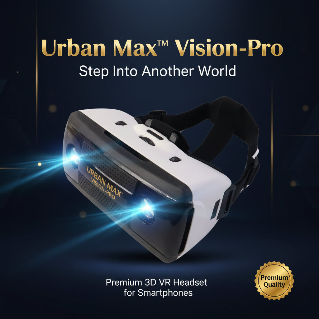 Premium Vr 3d Virtual Reality Headset (1 Pc)