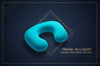 1551 Microbead Roll Neck Pillow Mini Microbeads Bone Type Travel Pillow Soft Cushion Back Head Neck Support