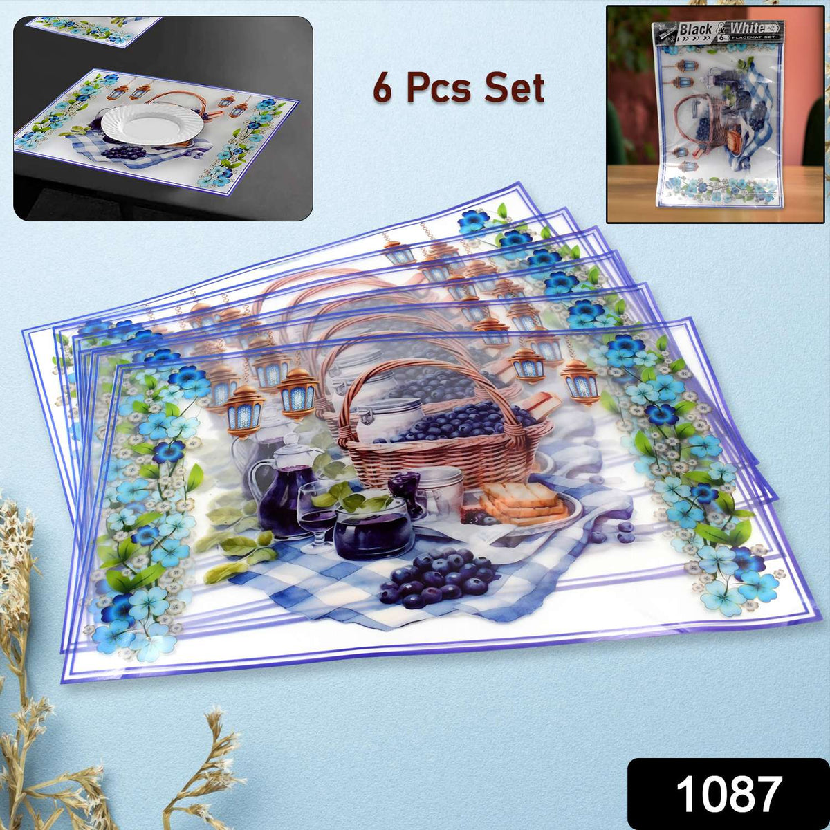Urban Max™ Surface-Shield Series – Elegant Textured Dining Mats - Mr Urban Choices