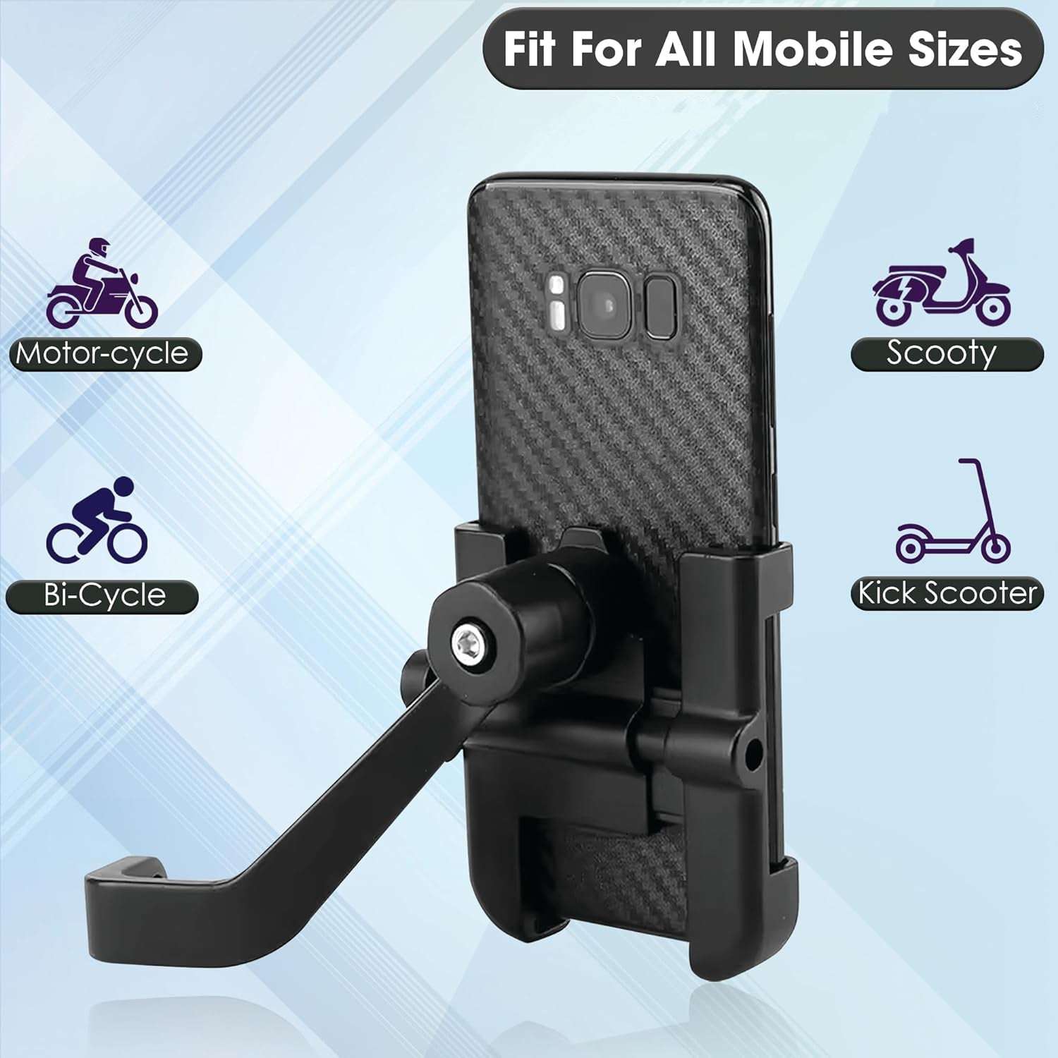 Urban Max™ Iron-Grip – Premium Full Metal 360° Bike Mobile Holder - Mr. Urban Choices