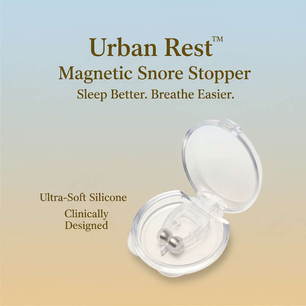 Urban Rest™ Magnetic Snore Stopper – Ultra-Soft Silicone Anti-Snoring Nose Clip - Mr Urban Choices