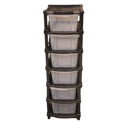 6-layer Modular Plastic Drawer Storage Cabinet - Mr Urban Choices