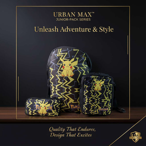 Urban Elite™ Hero-Gear – 3-Piece Cartoon Character School Bag Combo Set - Mr Urban Choices
