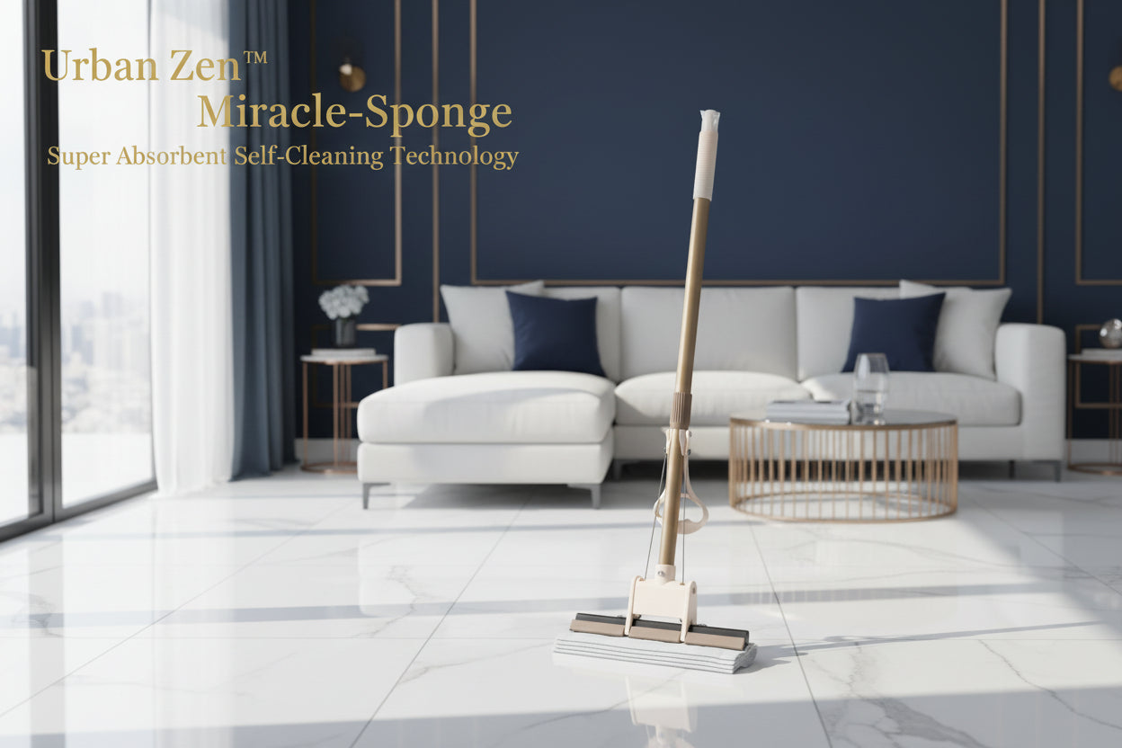 15721 Sponge Mop Super Absorbent Sponge-head-self-cleaning Miracle-mop