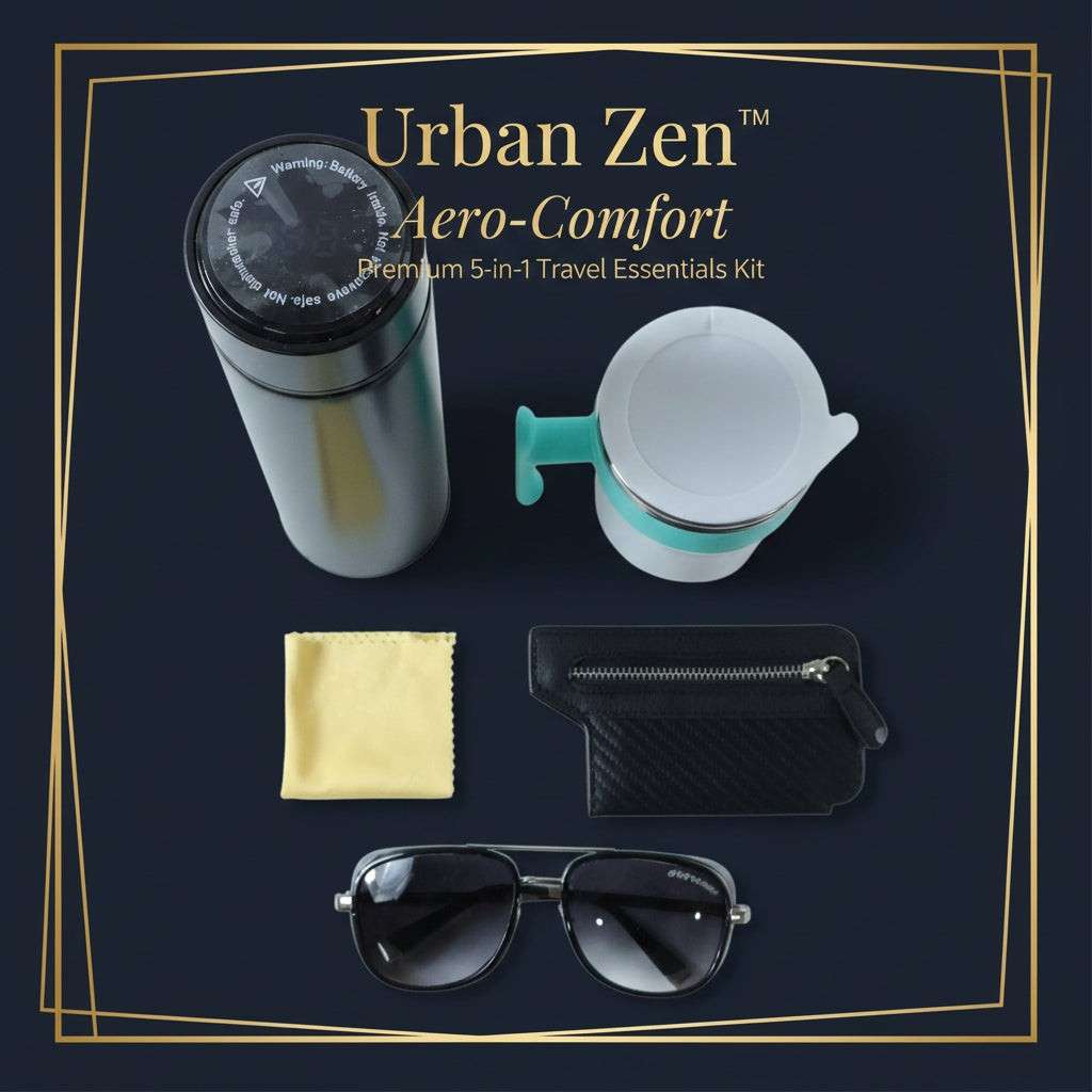 UrbanZen™ Aero-Comfort – 5-in-1 Travel Essentials Kit | - Mr. Urban Choices