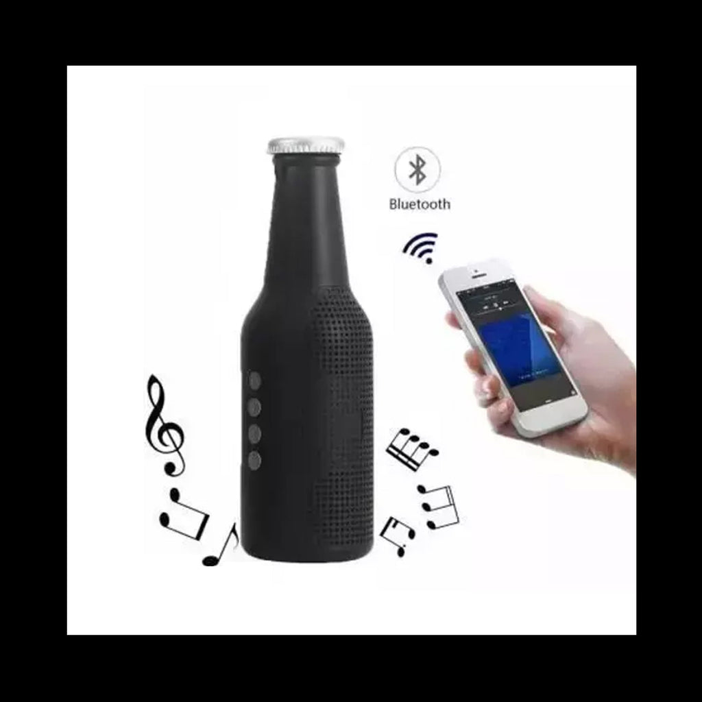 1289 Bottle Shape Bluetooth Speaker And Weatherproof Enhanced Wireless Usb Rechargeable Calling  Fm  Aux  Usb  Sd Card Support Portable Bluetooth Speaker With Rich Deep Bass