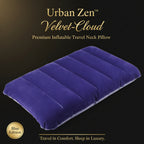 510 Velvet Air Inflatable Travel Pillow (Blue)