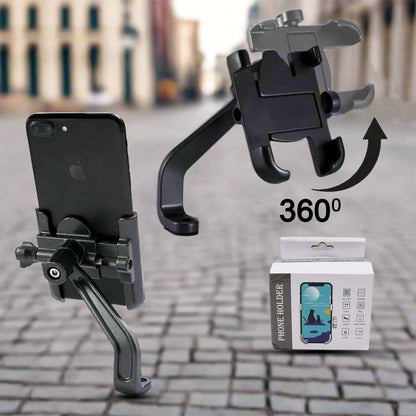 Urban Max™ Iron-Grip – Premium Full Metal 360° Bike Mobile Holder - Mr. Urban Choices