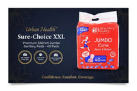 Urban Health™ Sure-Choice XXL – Premium 330mm Jumbo Sanitary Pads (40 Pack) - Mr Urban Choices