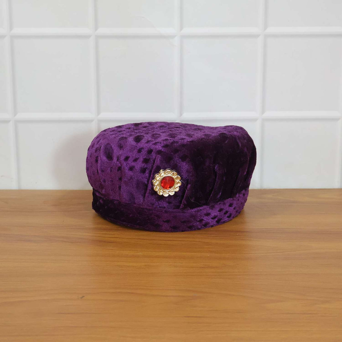 Premium Traditional Style Soft Velvet Cap (1 Pc)