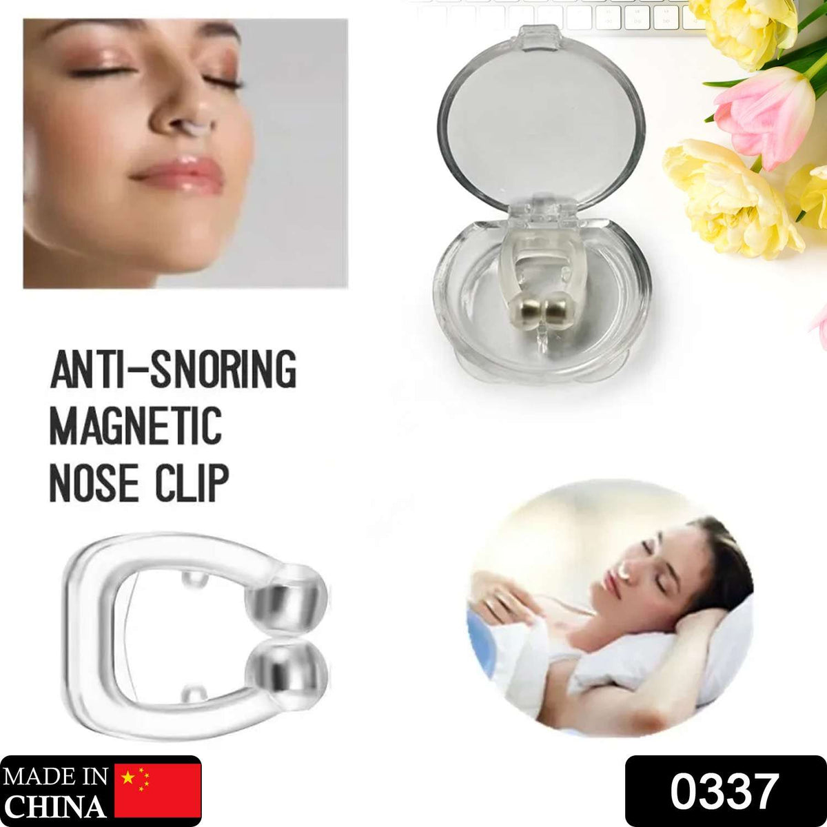 Urban Rest™ Magnetic Snore Stopper – Ultra-Soft Silicone Anti-Snoring Nose Clip - Mr Urban Choices