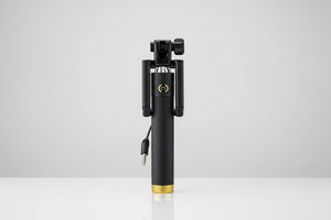 Extendable Selfie Stick with Built-in Aux Remote