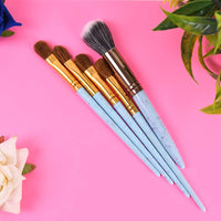 5pc Makeup Brush Tools Kit (5 Pcs Set Mix Color) - Mr Urban Choices
