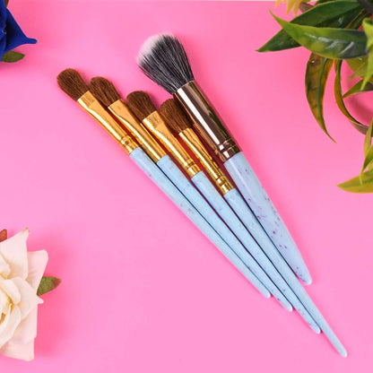 5pc Makeup Brush Tools Kit (5 Pcs Set Mix Color) - Mr Urban Choices