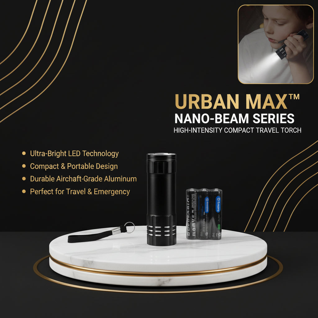 Portable Mini Torch Super-bright Mini 3aaa Battery Operated (Battery Included 1 Pc