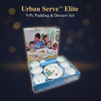 2739 9 Pc Pudding Set Used As A Cutlery Set For Serving Food Purposes And Sweet Dishes And All In All Kinds Of Household And Official Places Etc.