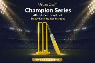 Urban Zen™ Champion Series – All-in-One Cricket Set with Heavy Duty Stumps