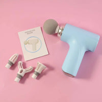 Electric Vibrating Massage Gun With Multiple Interchangeable Heads