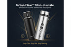 13041 Stainless Steel Vacuum Insulated Water Bottle  Cup  Leak Proof Flask For Tea Coffee  Reusable Water Bottle With Hanging Strap  Bottle For Hot  Cold Drinks Wide Mouth Water Flask (900 Ml  Mix Color)