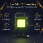 4035 Rechargeable Keychain Mini Flashlight With 4 Light Modesultralight Portable Pocket Light With Folding Bracket Bottle Opener And Magnet Base For Camping Walking