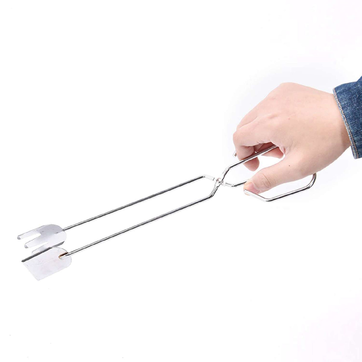 2881 Multi Functional Metal Bbq Clip Tongs Clamp For Garbage Charcoal Serving Tools - Mr Urban Choices