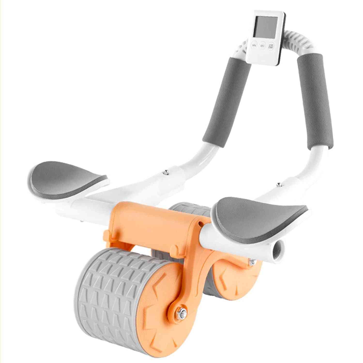 Urban Fit™ Core-Max Pro – Auto-Rebound Ab Roller with Smart Timer & Elbow Support - Mr. Urban Choices